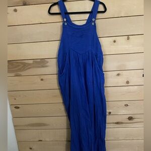 Free People Sun-Drenched Overalls size Large